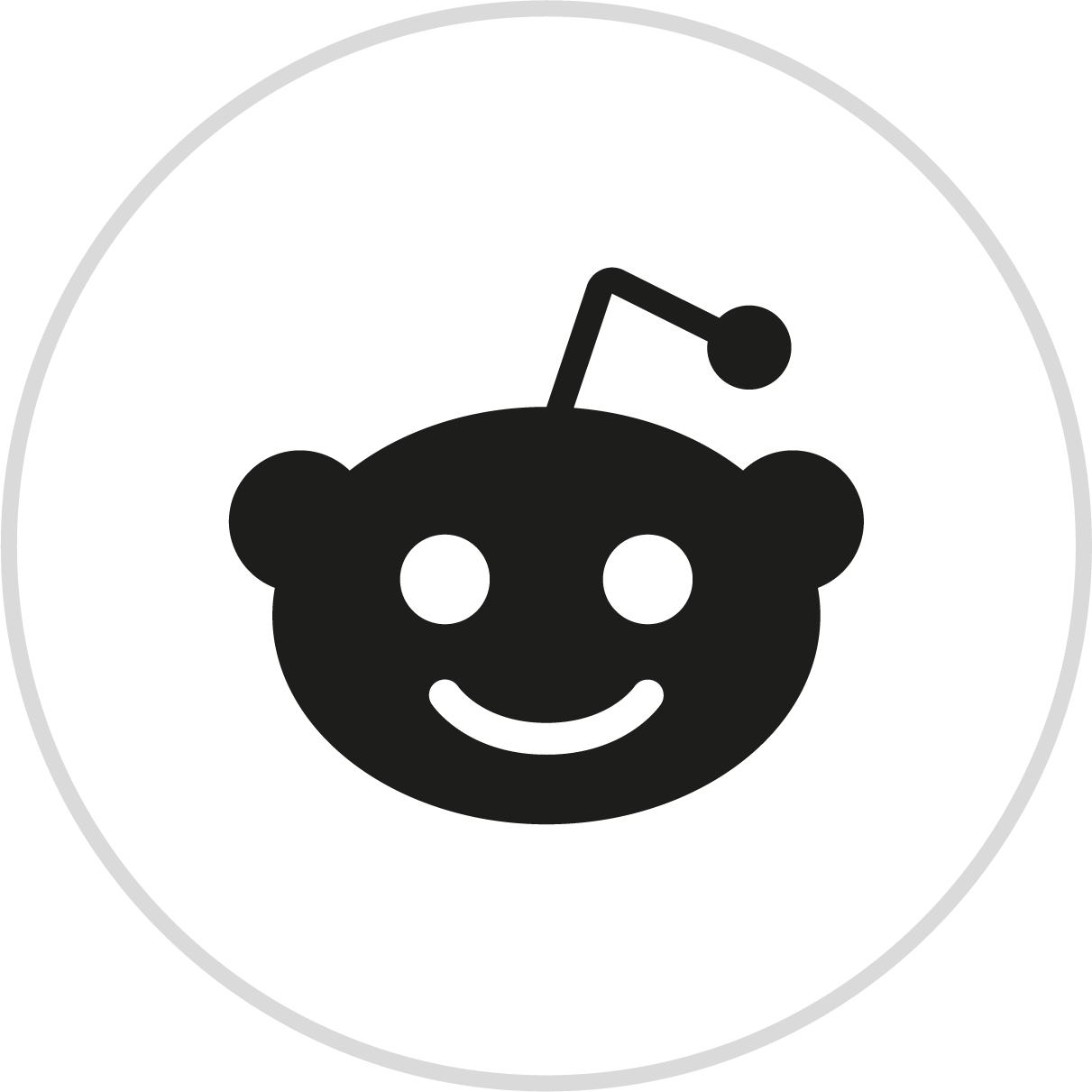 Reddit Icon – diskutiert mit auf Reddit